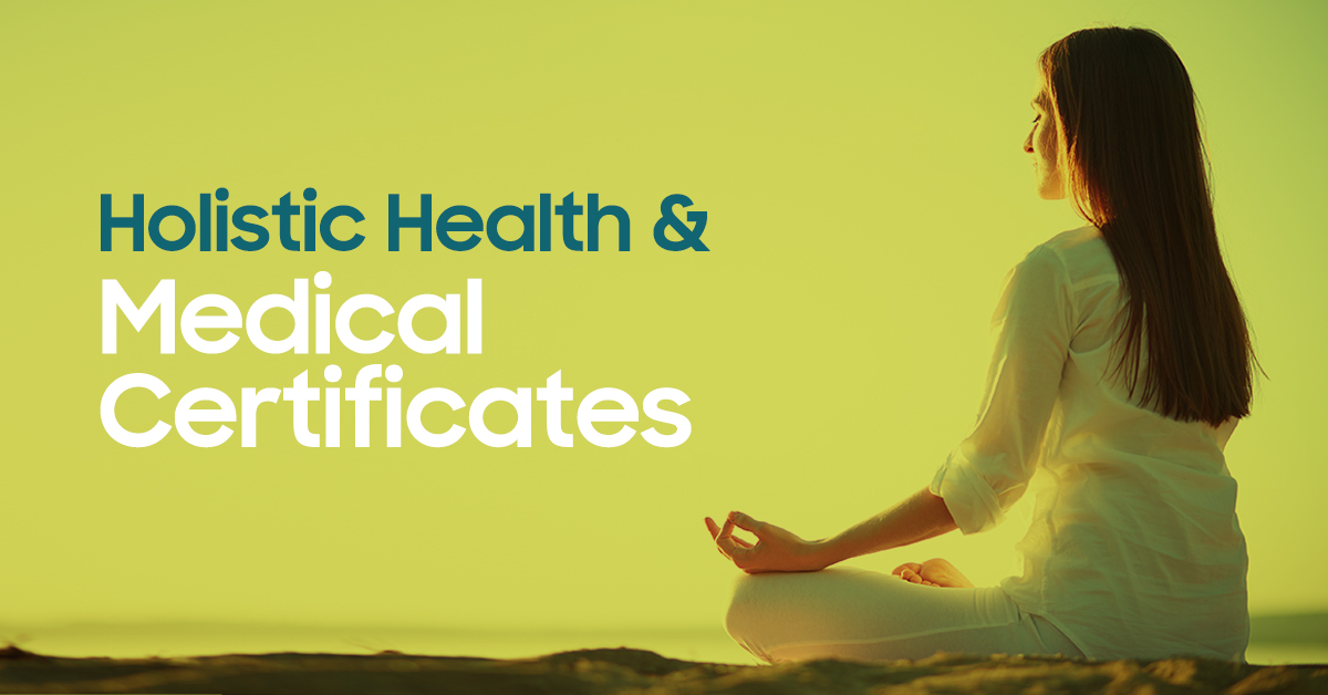 Holistic Health and Medical Certificates